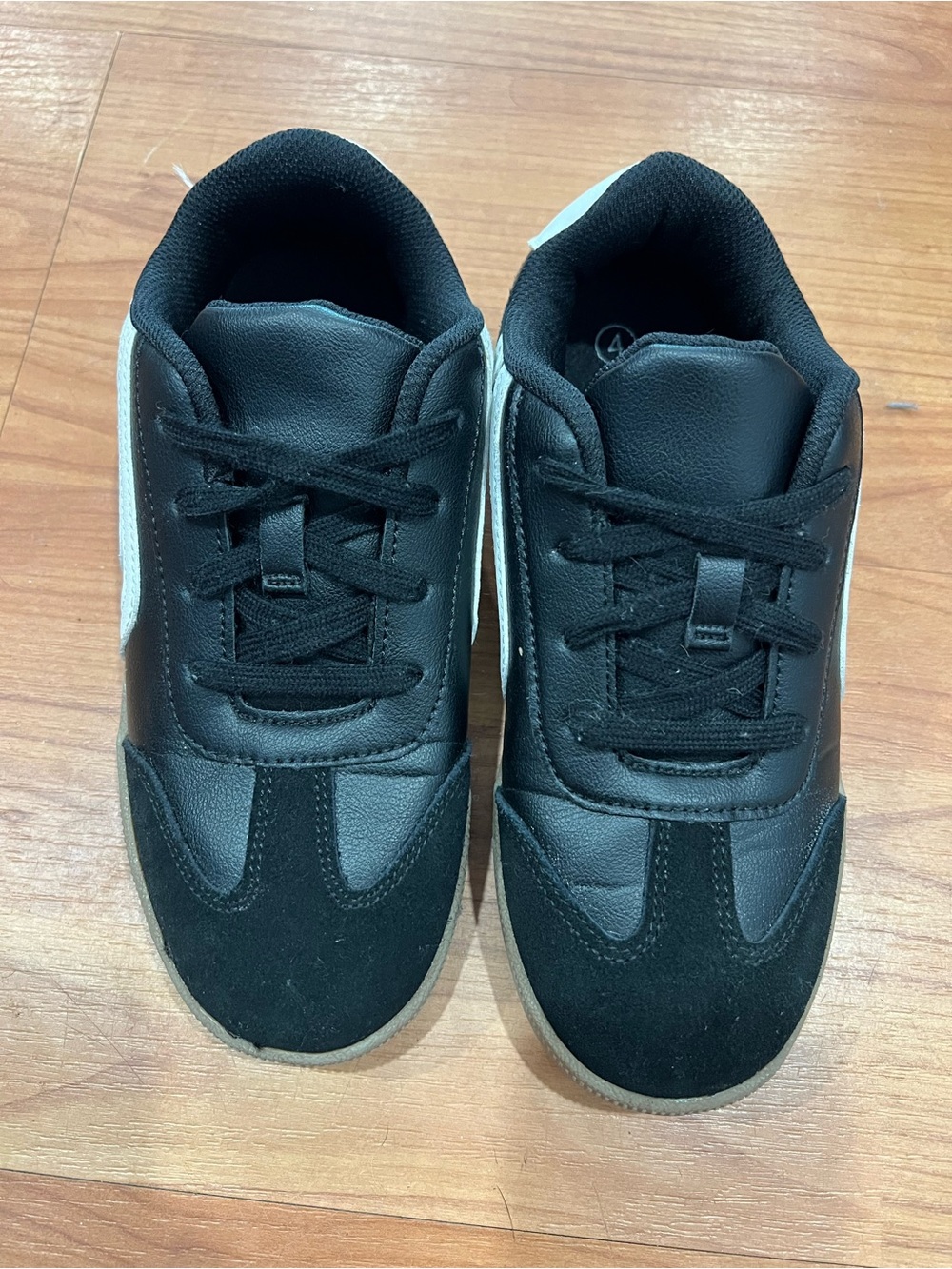 Cat & Jack Black Kids Sneakers with White Accent